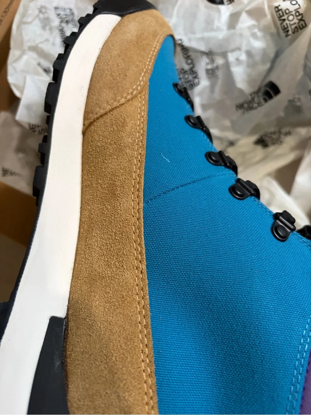 The North Face Back-To-Berkeley IV Textile Waterproof Dusk Blue/TNF Black 10.5 M